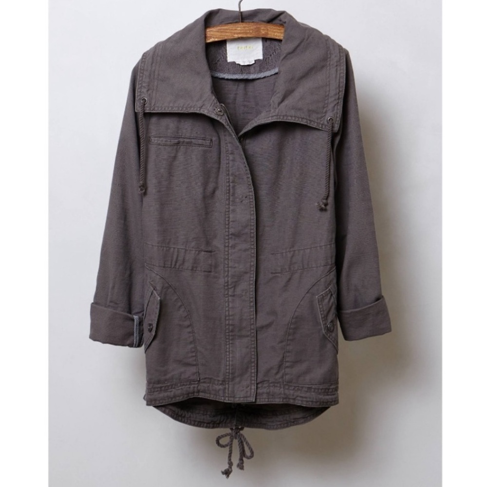 Anthro Hei Hei‎ Ravenna Lattice Anorak jacket coat